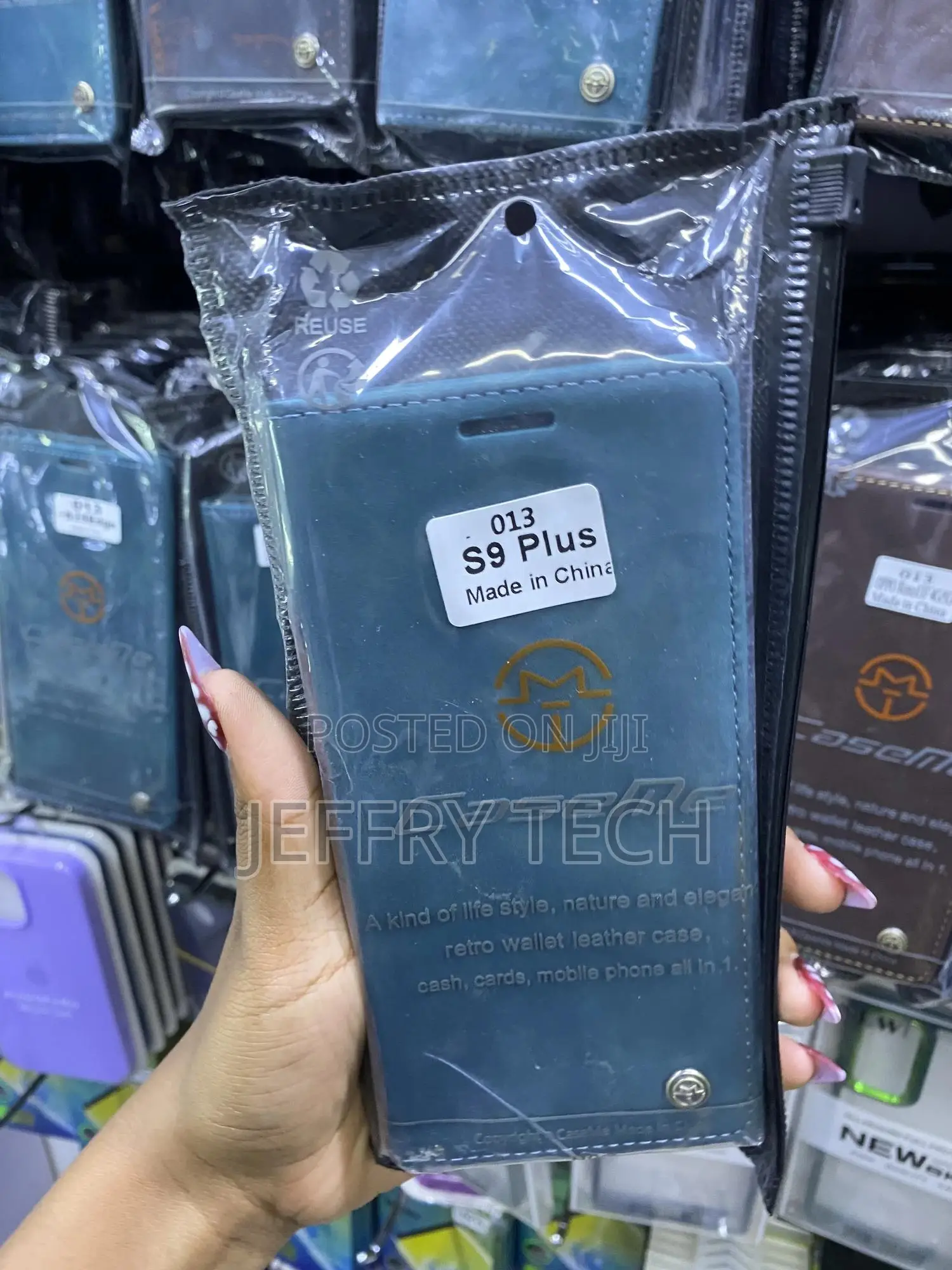 Mintek Samsung Galaxy S9 Plus Wallet Leather Case With Cardslots