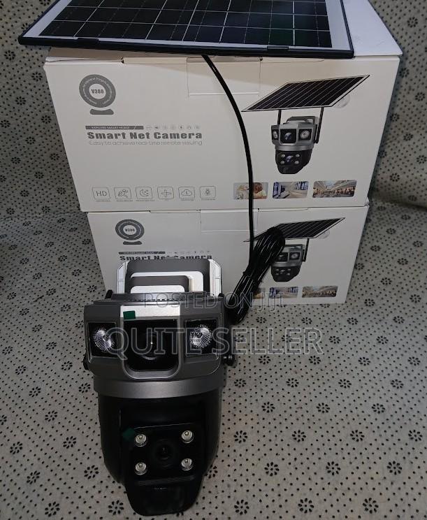Smart Dual Lens Solar 4g Outdoor PTZ Camera 20x Zoom