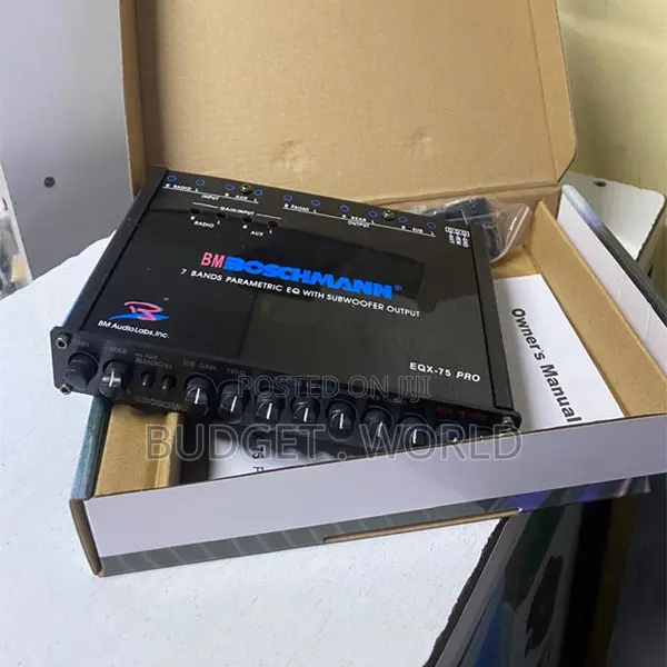 Professional Parametric Equalizer With Low Pass X-Over Eqx-75pro 7band