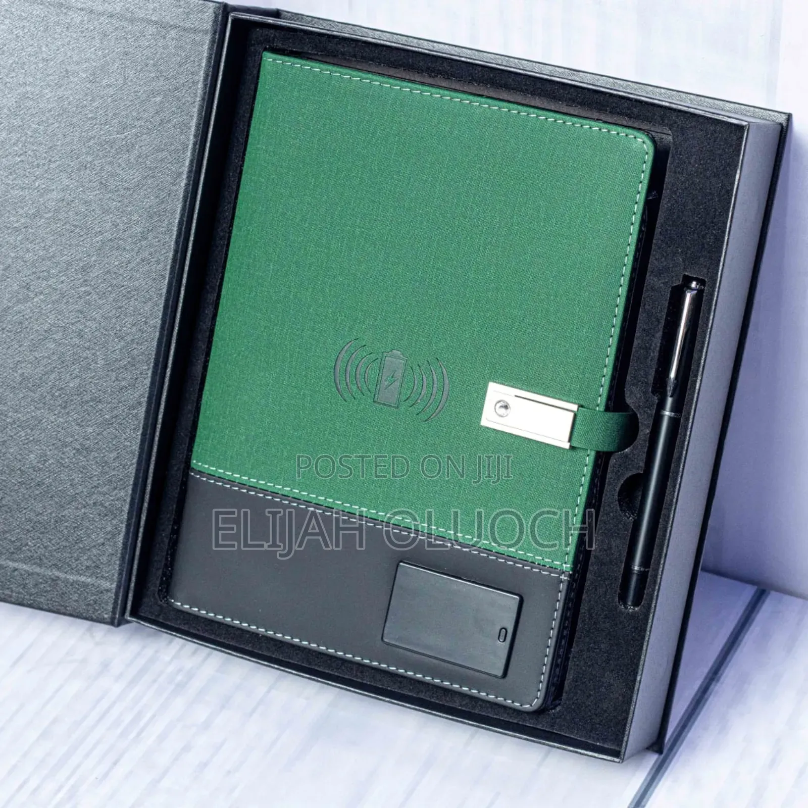 Advanced Smart A5 Notebook Portfolio, With Pendrive, Wireless Charging