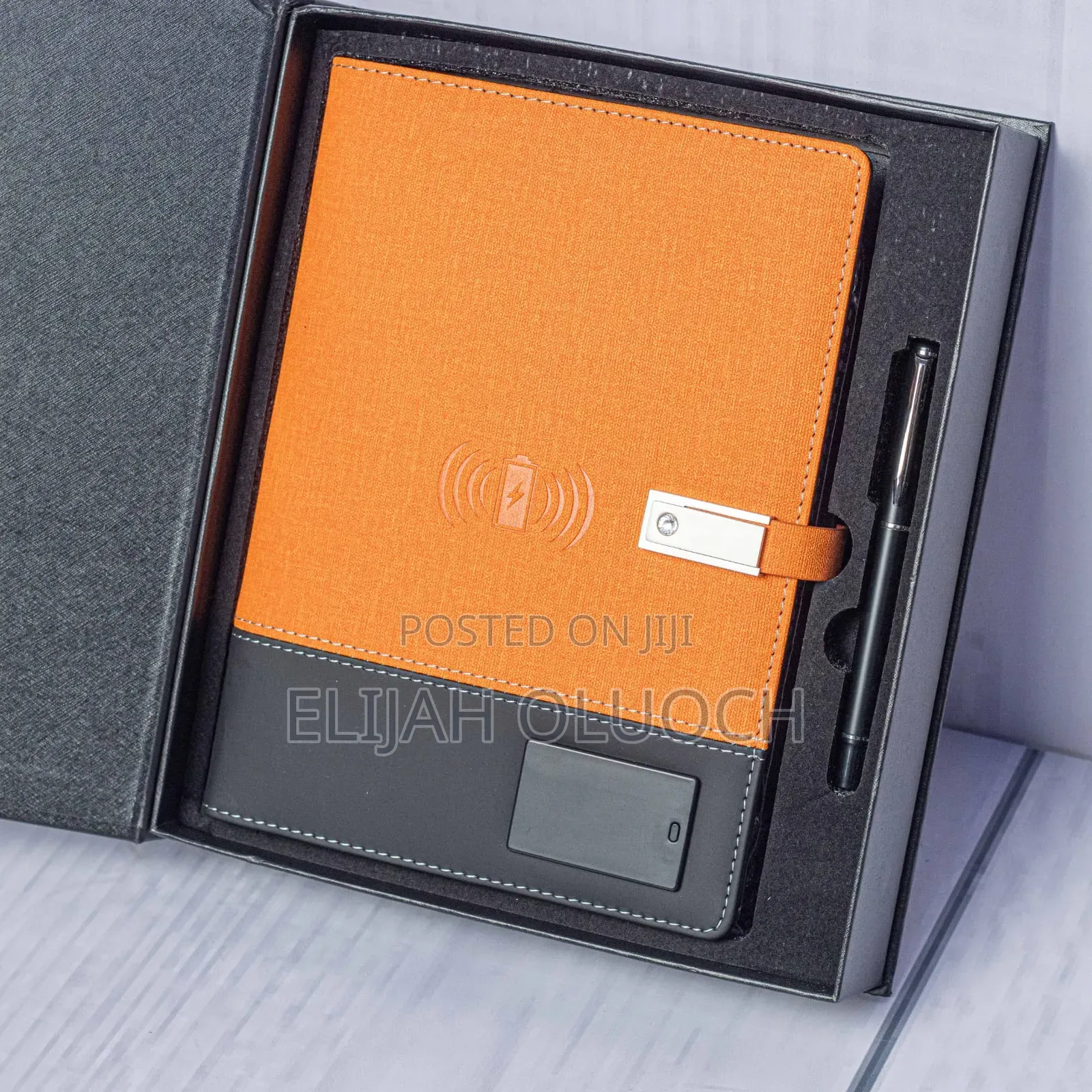 Advanced Smart A5 Notebook Portfolio, With Pendrive, Wireless Charging