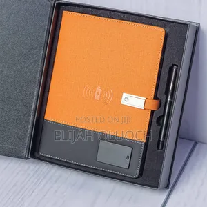 Advanced Smart A5 Notebook Portfolio, With Pendrive, Wireless Charging