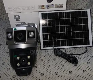 Solar Light Dual Lens 4g Solar Powered PTZ Camera 360° Pan Tilt