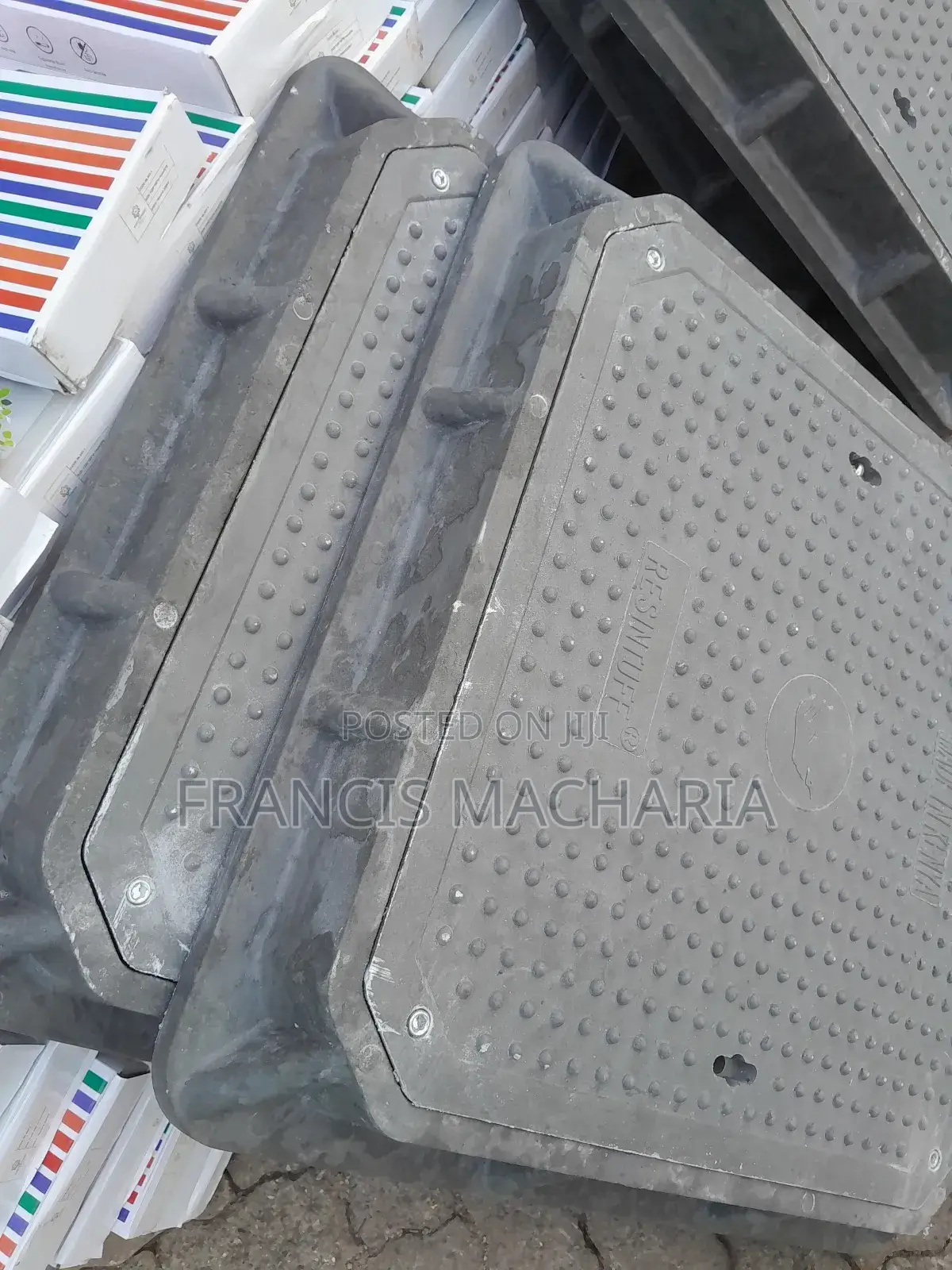 Locable Fibre Sewer Cover 600*600