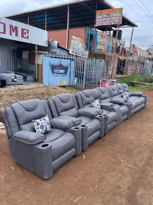 7 Seater Semi Recliner Sofa
