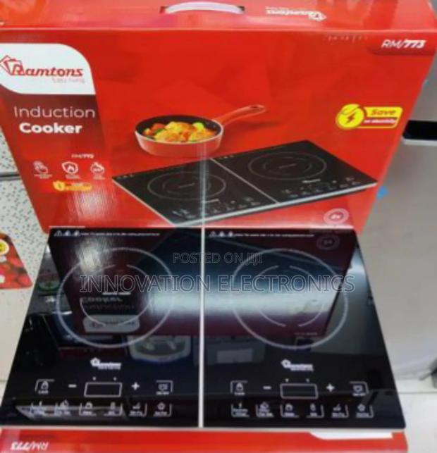 Double Ramtons Induction Cooker With Free Pan - main view