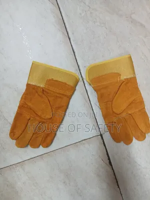 A Pair Of Yellow Garden Gloves