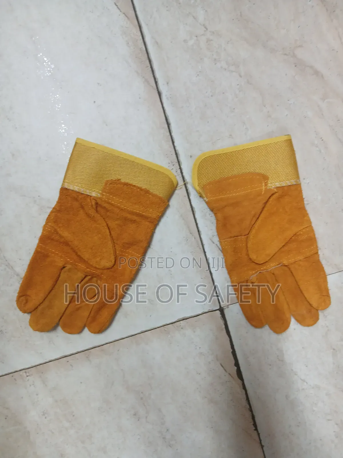 A Pair Of Yellow Garden Gloves
