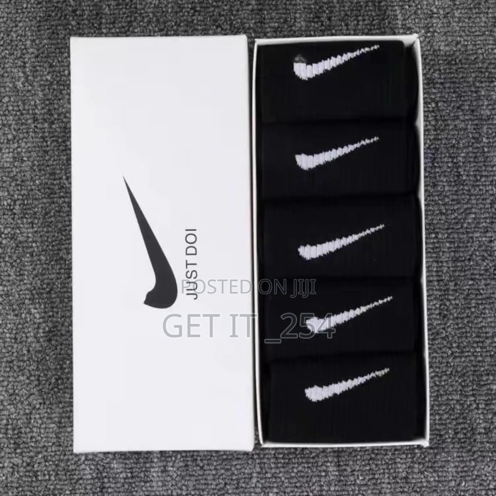 *5pairs Tube Nike Cotton Socks Pack*

♦ Size: Free Size