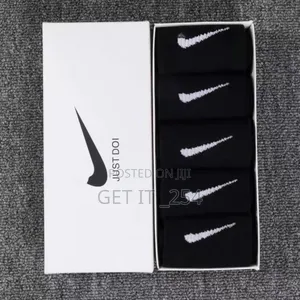 *5pairs Tube Nike Cotton Socks Pack*

♦ Size: Free Size