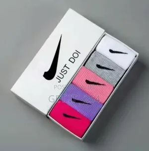 *5pairs Tube Nike Cotton Socks Pack*

♦ Size: Free Size