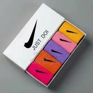 *5pairs Tube Nike Cotton Socks Pack*

♦ Size: Free Size