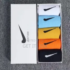 *5pairs Tube Nike Cotton Socks Pack*

♦ Size: Free Size