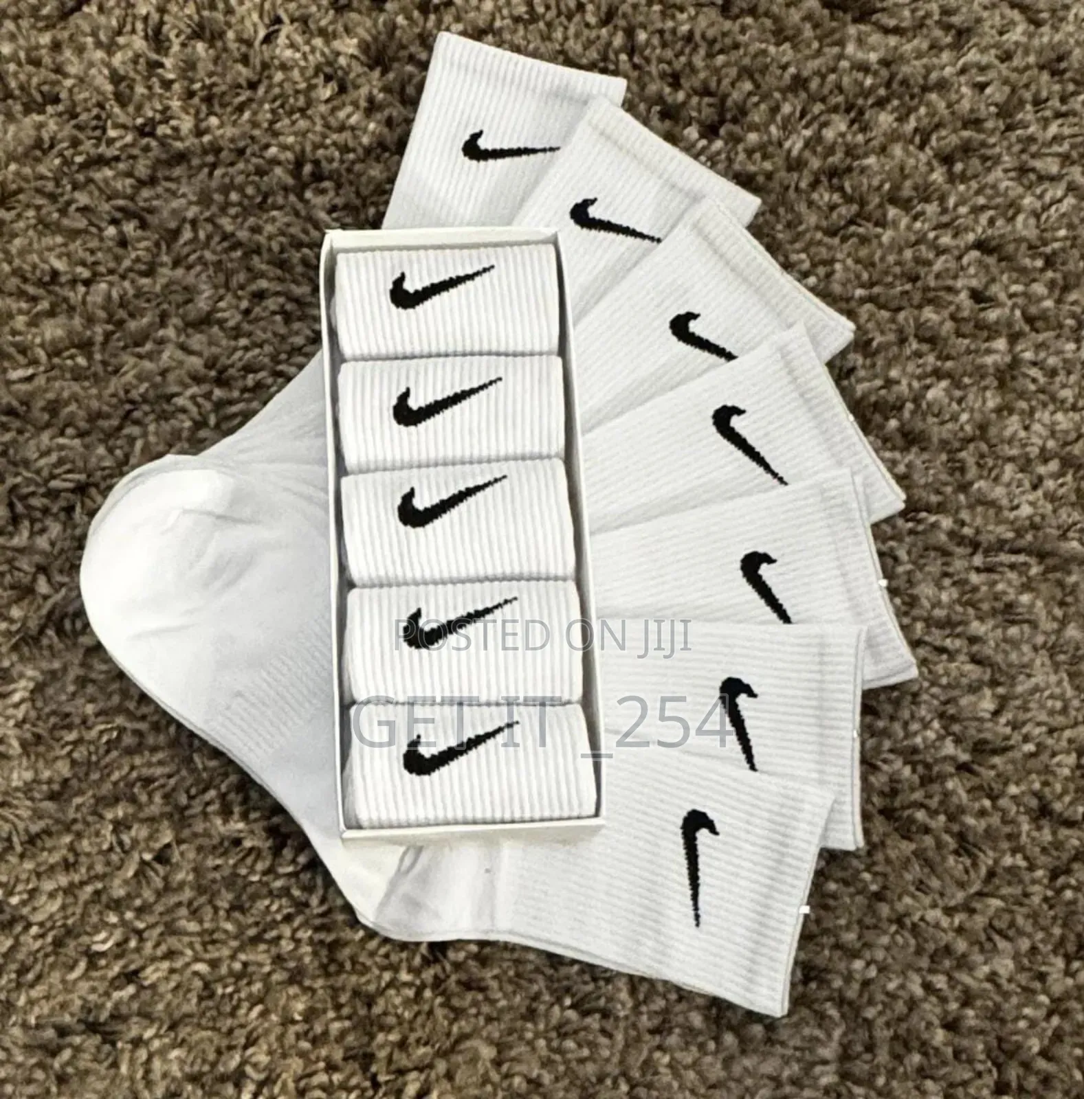 *5pairs Tube Nike Cotton Socks Pack*

♦ Size: Free Size