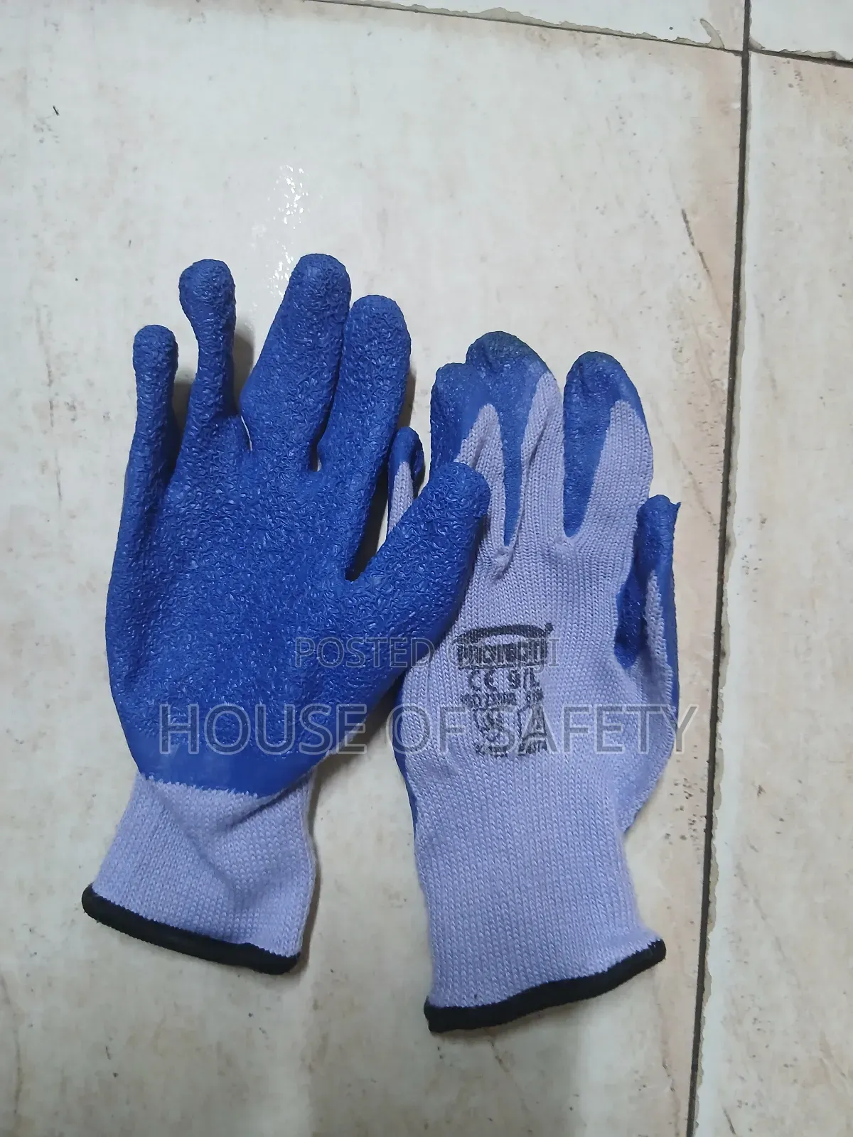 Impactsafety Gloves Blue In Stock