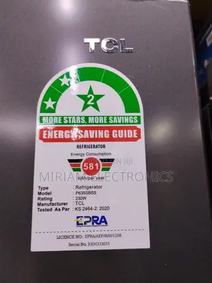 TCL 505 Liters P635sbss Frost Free Side by Side Fridge