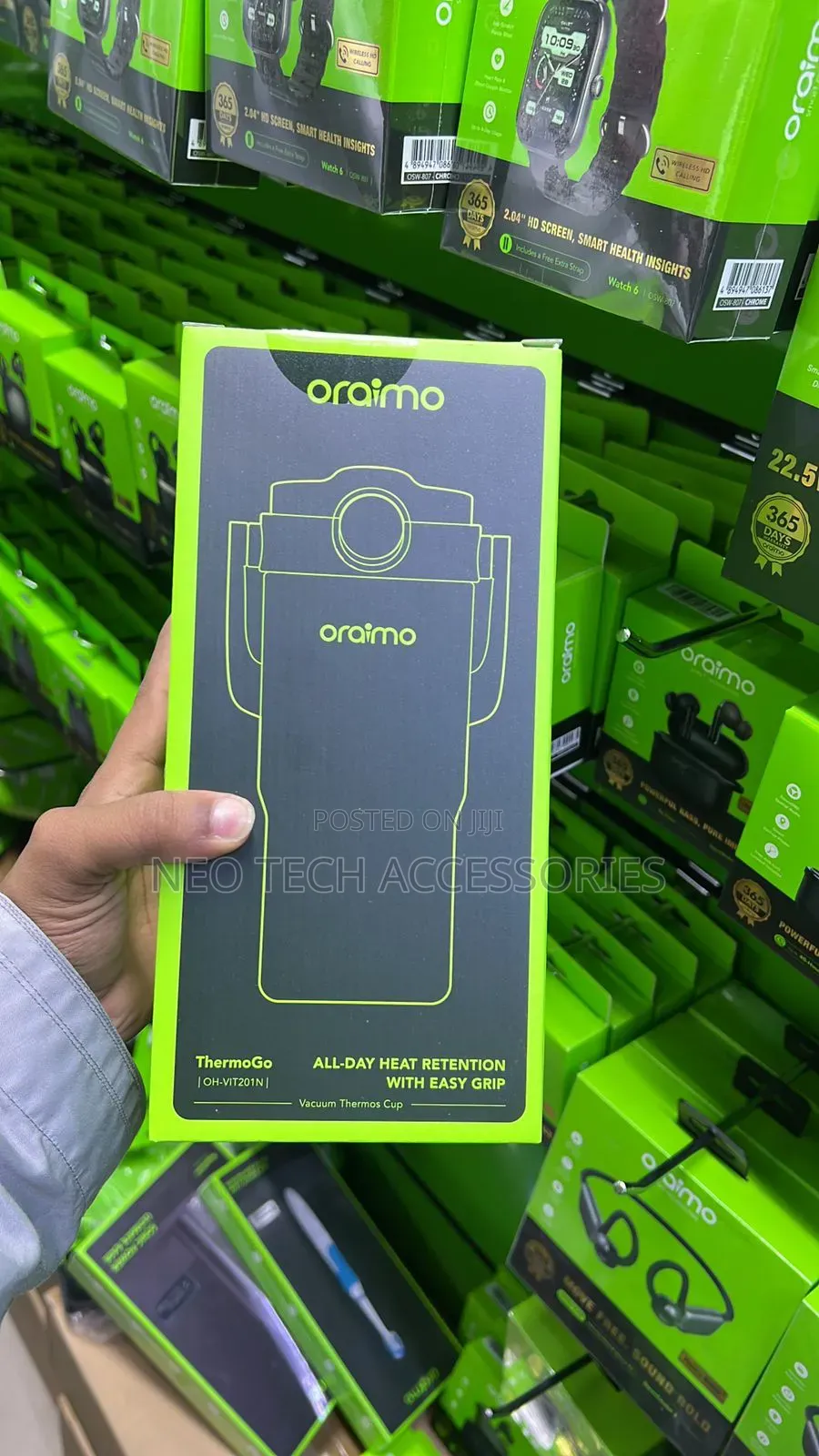Oraimo Thermogo 750ml Stainless Steel Insulated Thermos
