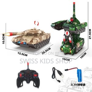 Remote Controlled Army Robot Tank / Transformer Car - main view