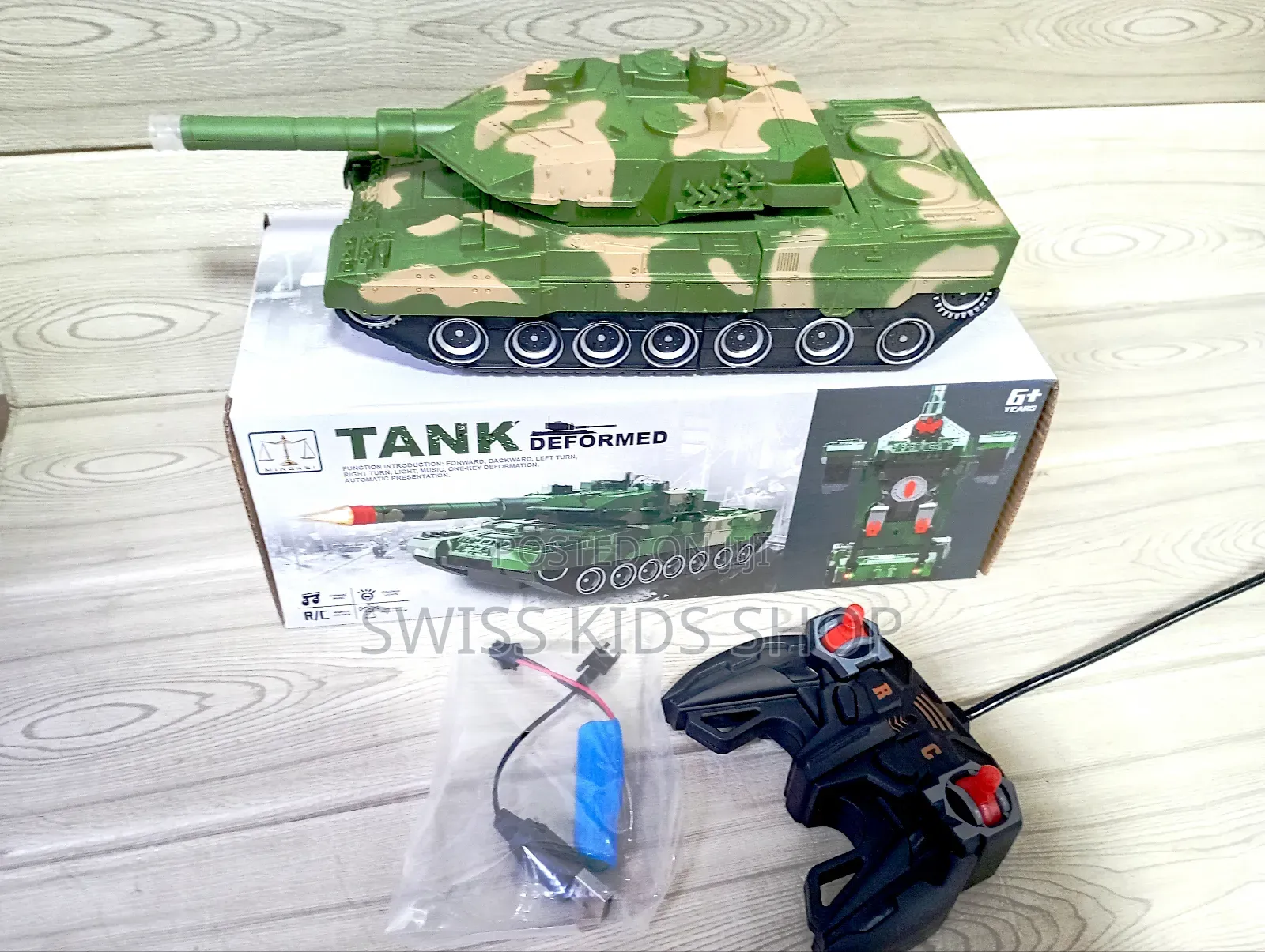 Remote Controlled Army Robot Tank / Transformer Car