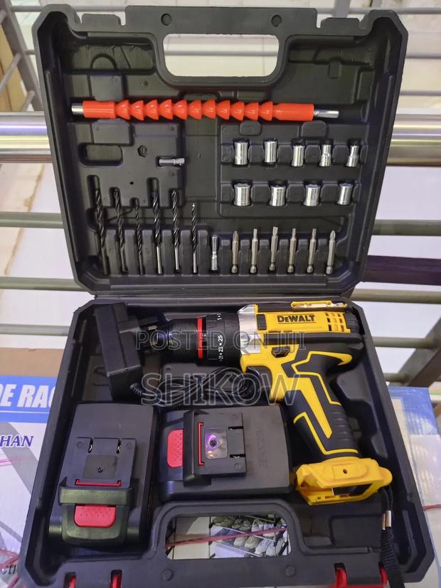 Dewalt 36v Cordless Drill Driver Set With Full Bits Flexible Shaft - main view