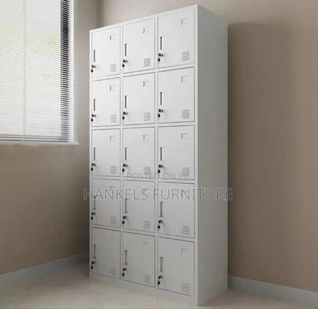 15 Locker Gym Cabinet - main view
