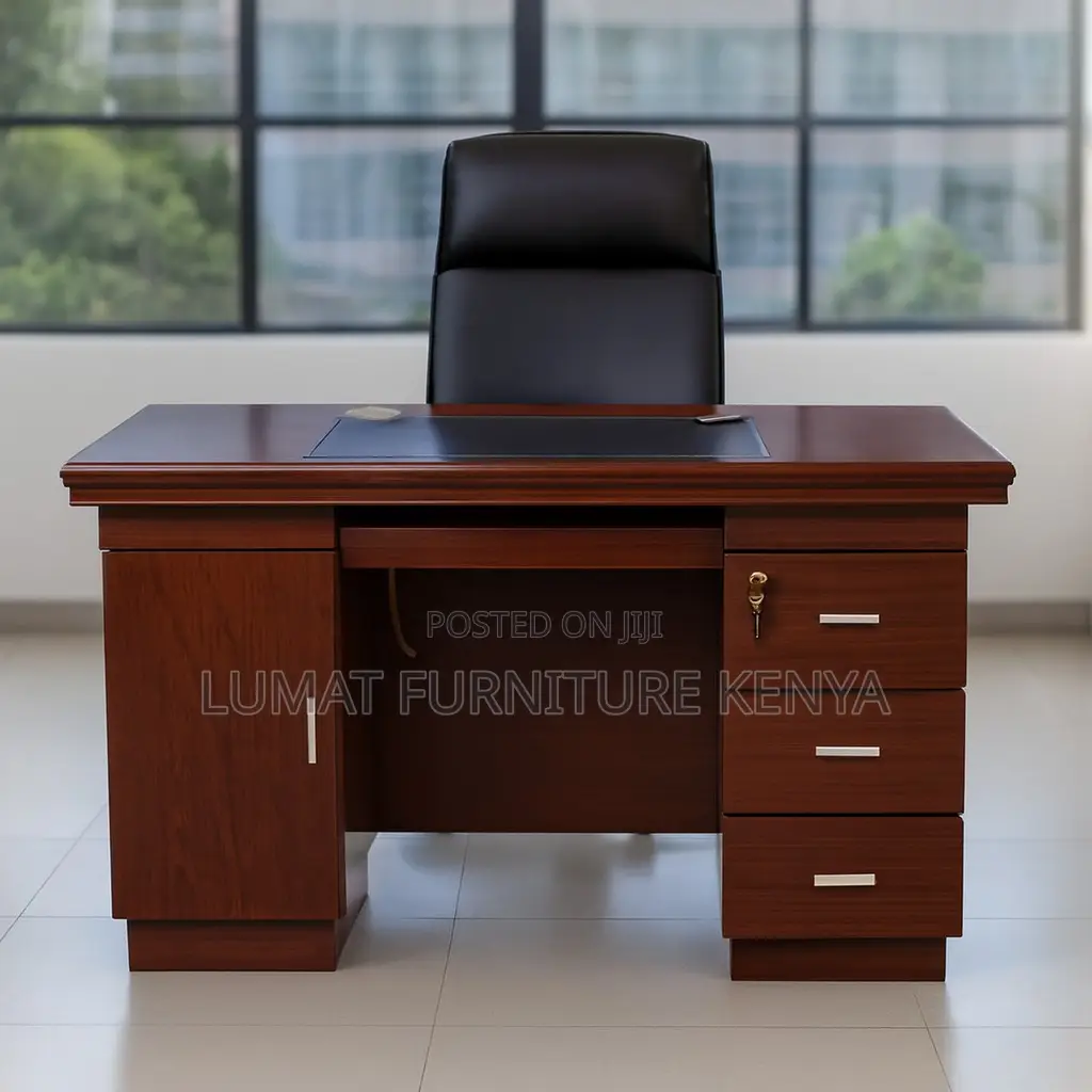 Simple Executive Desk With Drawers