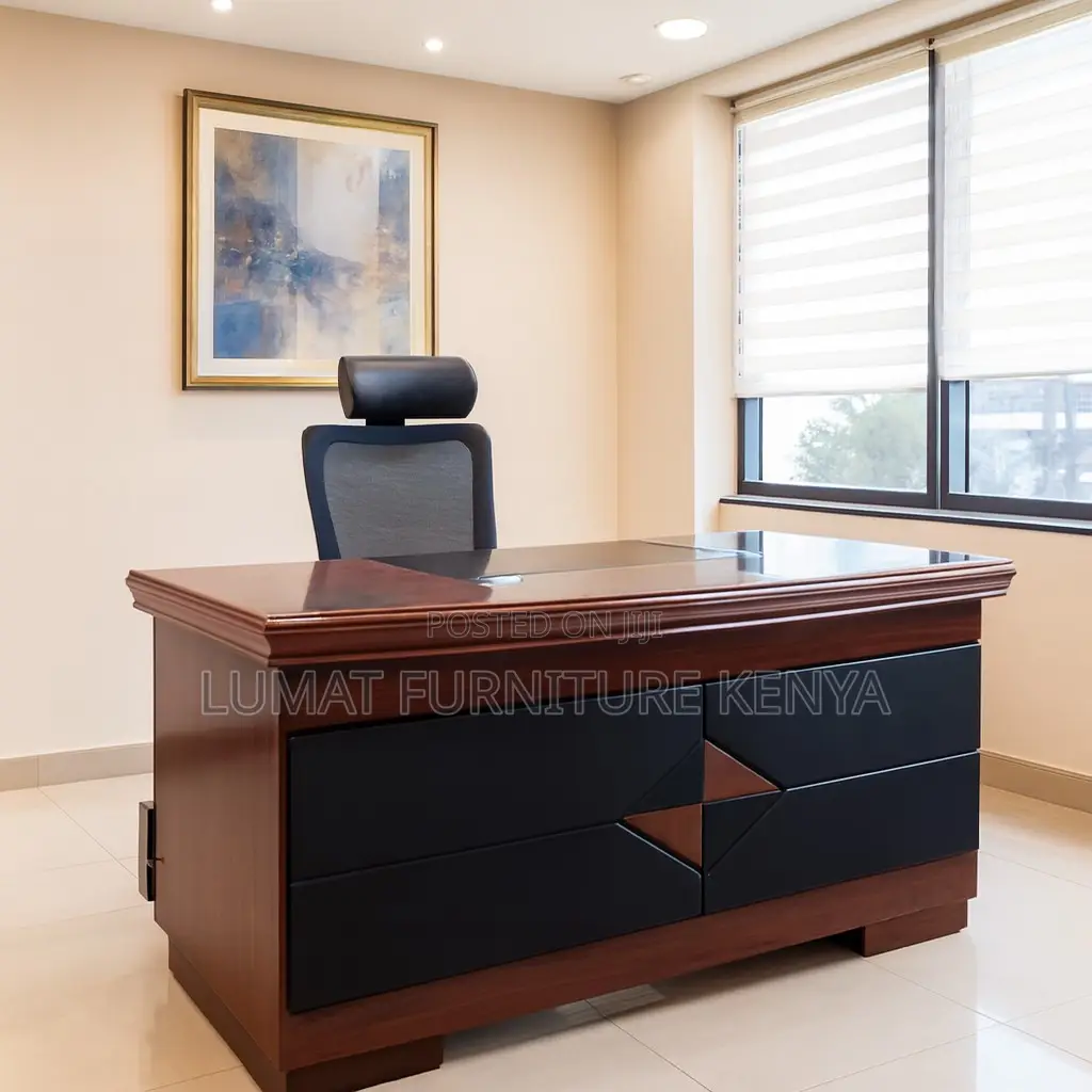 Simple Executive Desk With Drawers