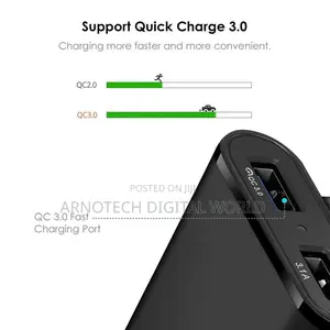 Qc3.0 Front and Rear Seat Car Charger 40w 8a Fast Charger