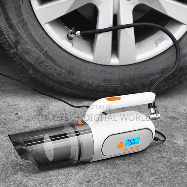 Digital Car Inflator With Vacuum Cleaner - main view