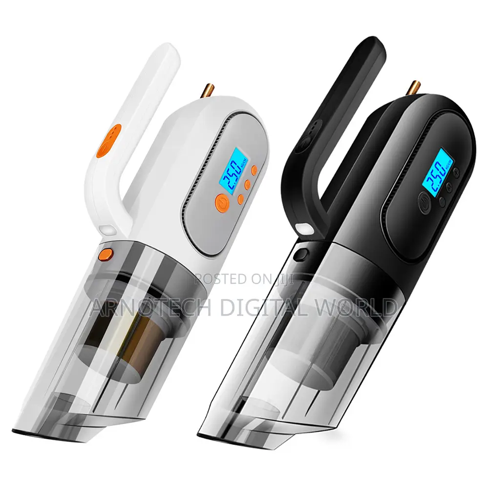 Digital Car Inflator With Vacuum Cleaner