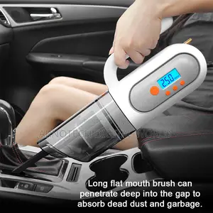 Digital Car Inflator With Vacuum Cleaner