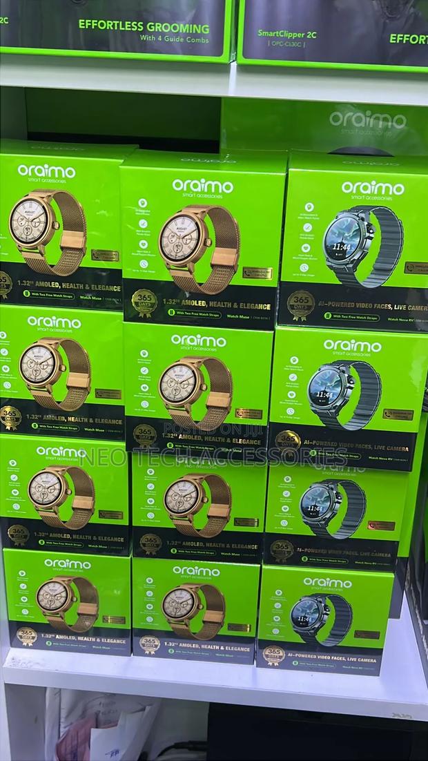 Oraimo Watch Muse 1.32” Amoled Ip68 Smart Watch