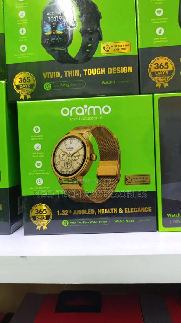 Oraimo Watch Muse 1.32” Amoled Ip68 Smart Watch - thumbnail 2