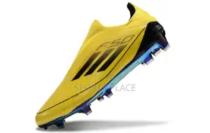 Adidas F50 Yellow Laceless Football Boots - Explosive