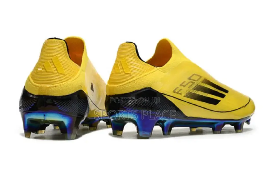 Adidas F50 Yellow Laceless Football Boots - Explosive