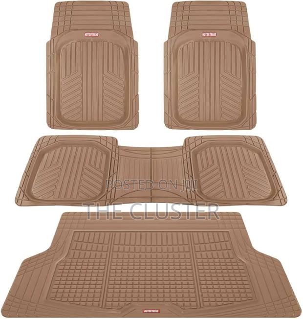 5 Piece Brown Car Mat
