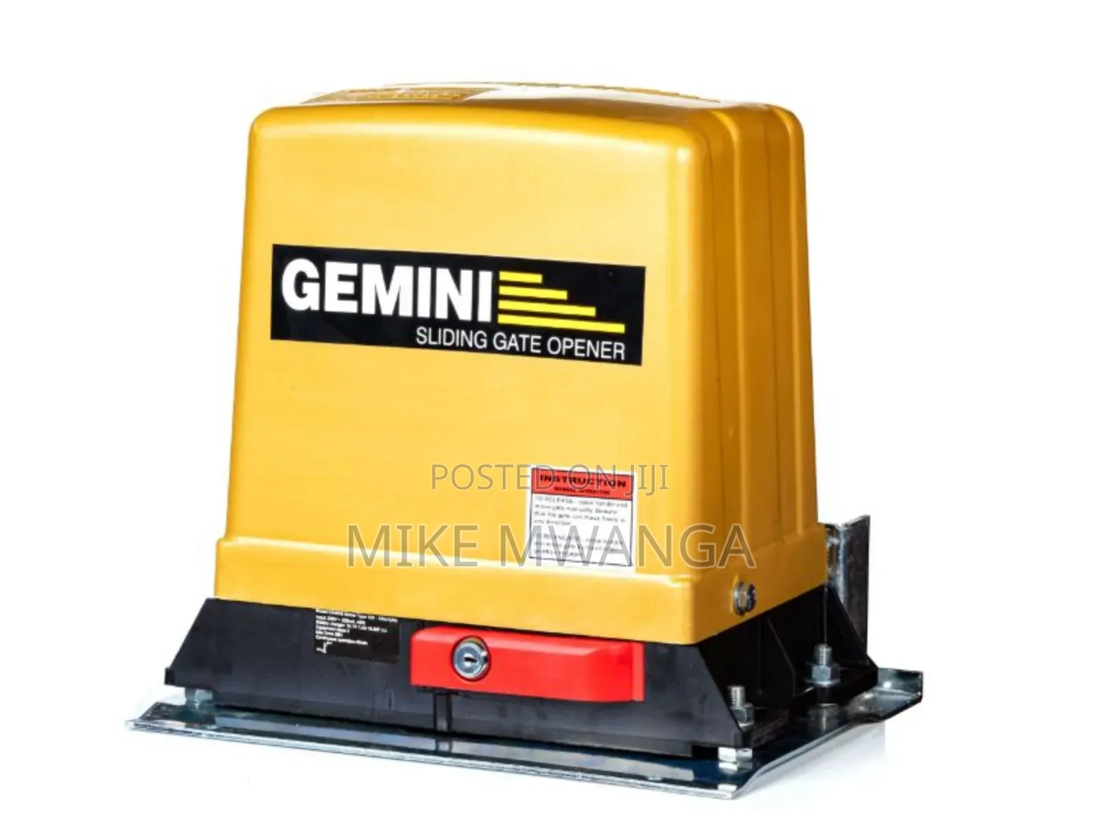 Gemini Sliding Gate Motor 24v(1000kgs)