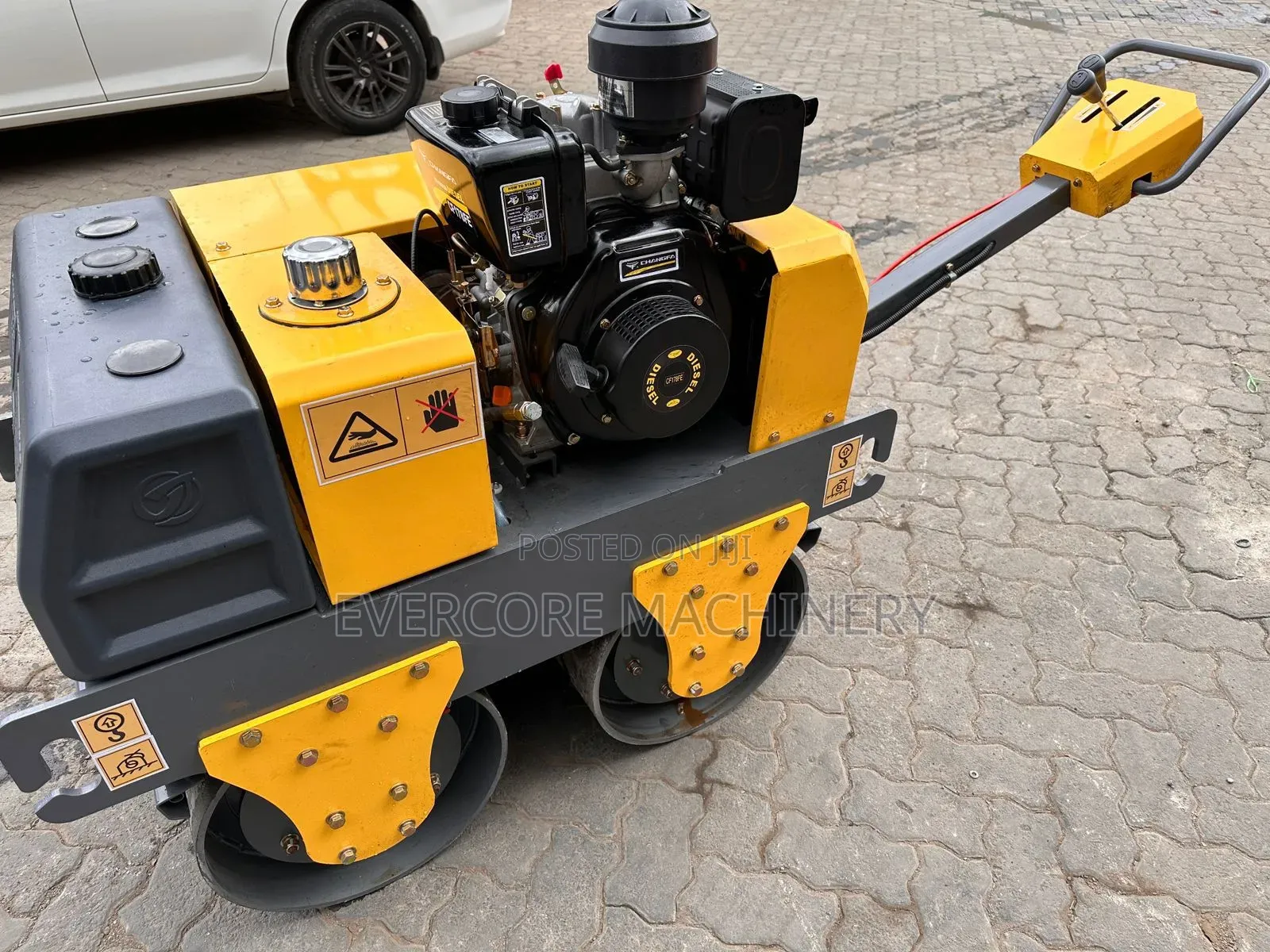 Heavy Duty Double Drum Road Roller Diesel Powered Offer.