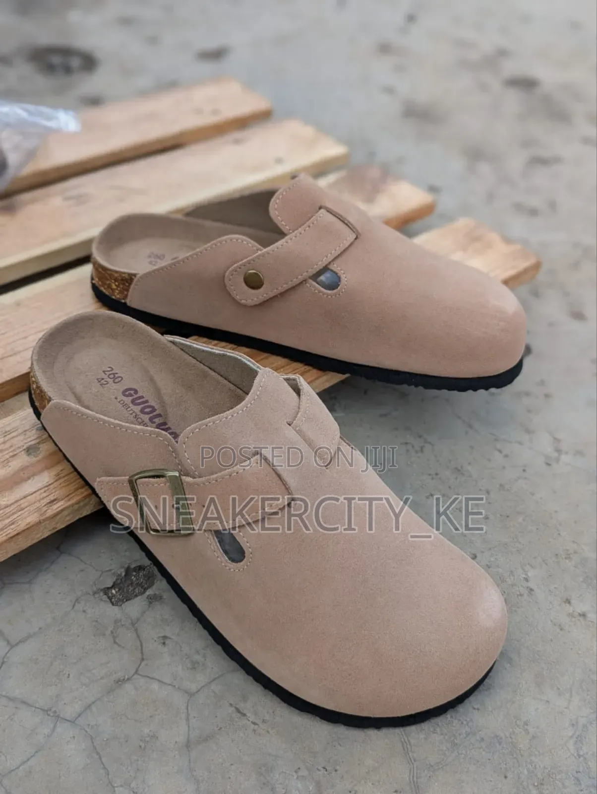 Leather/Suede Clogs