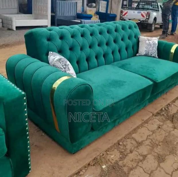 3 Seater Sofa on Offer Green in Colour