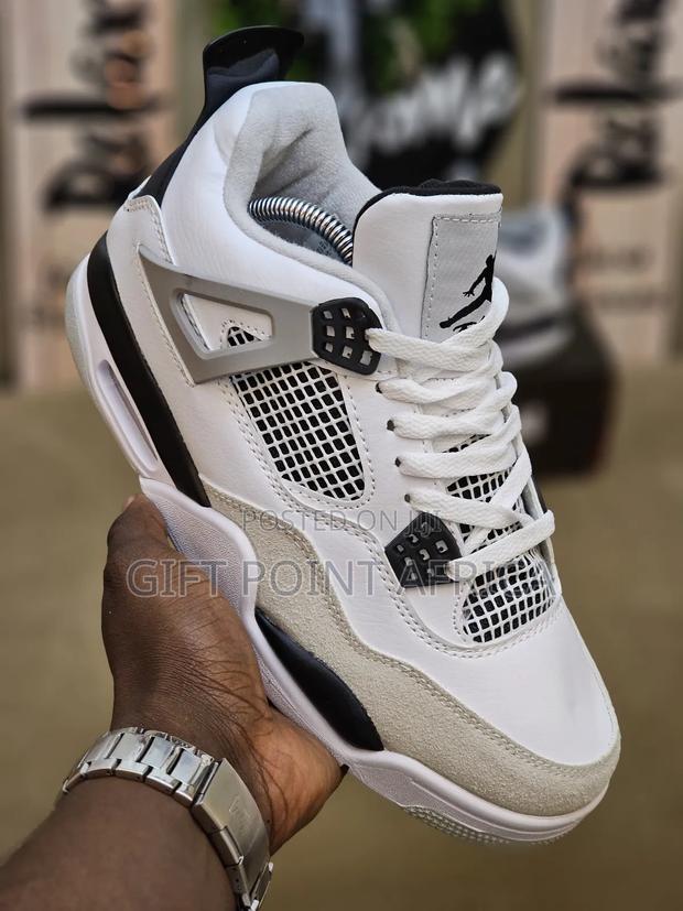 Jordan Air Jordan 4 Retro "Military Black" Sneakers.
