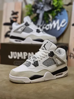 Jordan Air Jordan 4 Retro "Military Black" Sneakers.