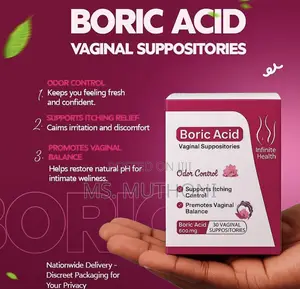 Nutrablast Boric Life Boric Acid Vaginal Suppositories