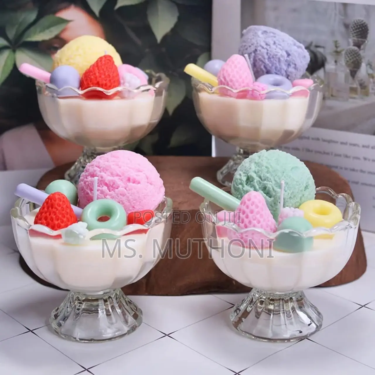 6 Pc Blinkmax Ice Cream Glass Cup (Ice Cream, Desserts, Fruit Salads,)