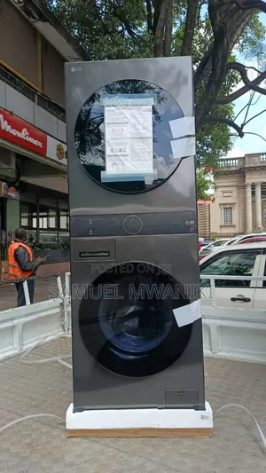 Lg Wash Towertm 13/10kg | Ai DDTM | Turbowashtm360 | Platinum Black