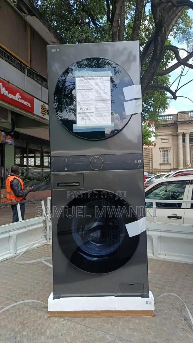 Lg Wash Towertm 13/10kg | Ai DDTM | Turbowashtm360 | Platinum Black