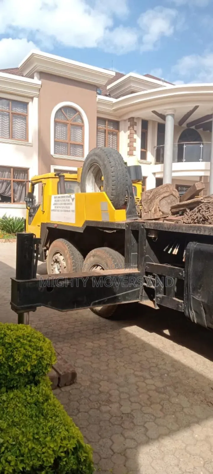 Crane for Lifting and Errands Are Ready
