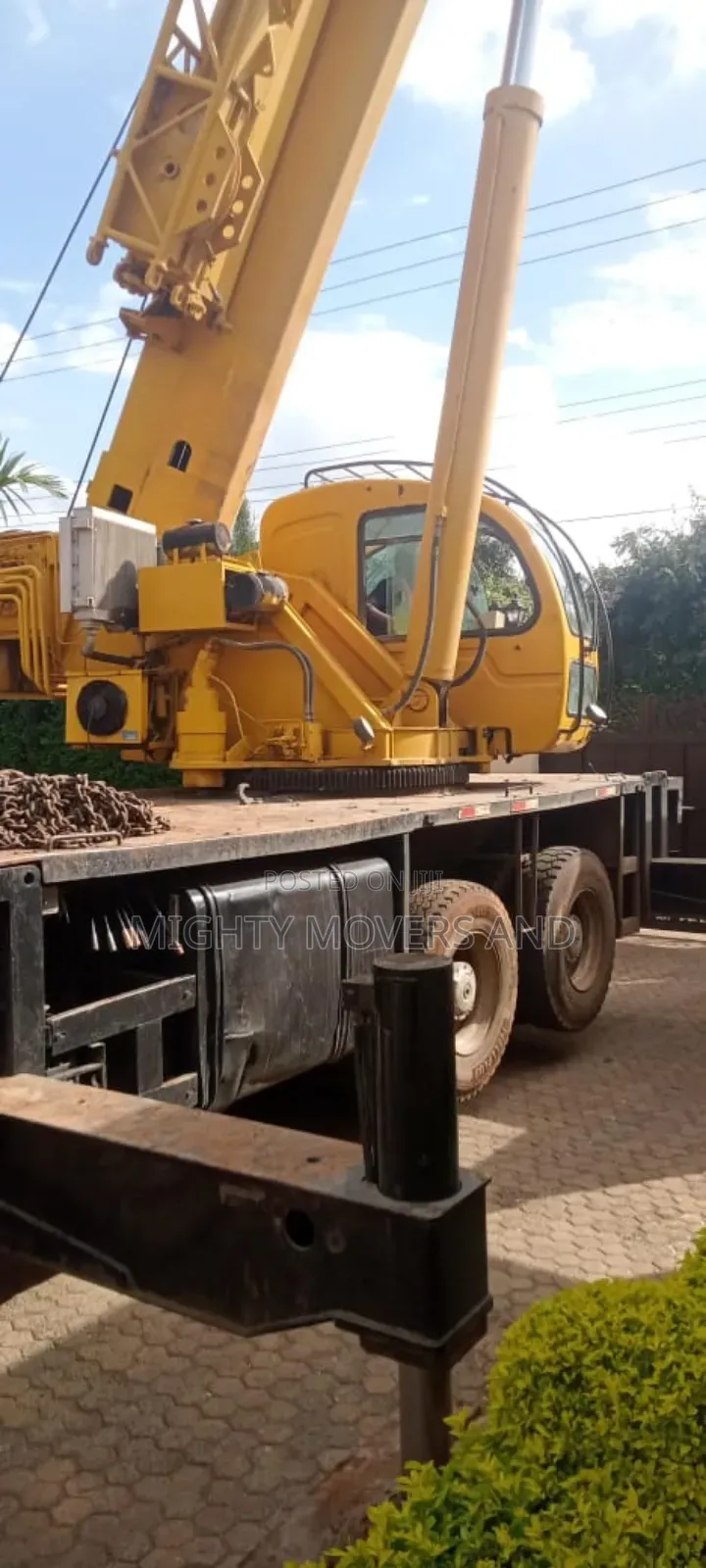 Crane for Lifting and Errands Are Ready