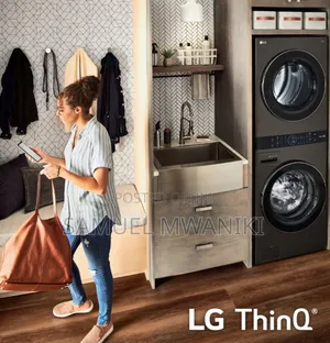 Lg Wash Towertm 13/10kg | Ai DDTM | Turbowashtm360 | Platinum Black