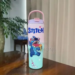 Disney Lilo Stitch Character Stainless Steel Water Bottles.